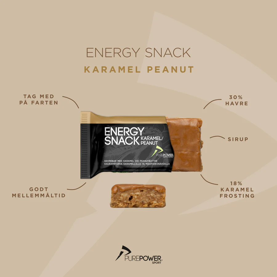 Energy Snack Karamel Peanut 60 g - Billede 3